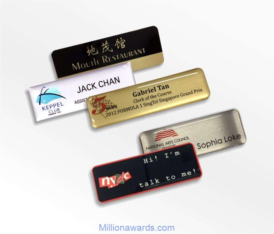 corporate name tags