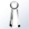 Optic Crystal Globe Trophy