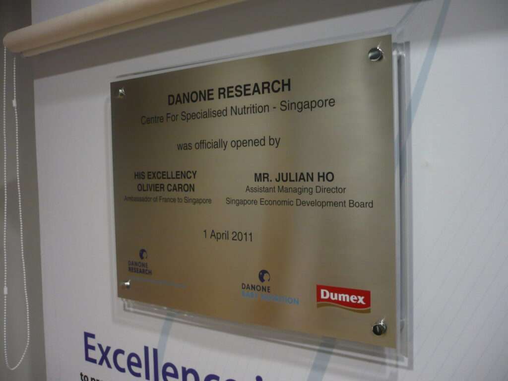 colour printing stainless plaque
